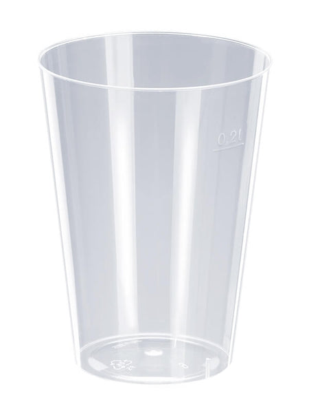 Trinkglas, PS, Spritzguss, klar, 200ml