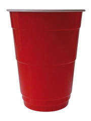 Partybecher "Red Cup", PS, rot/weiß, 400ml (200 Stk.)