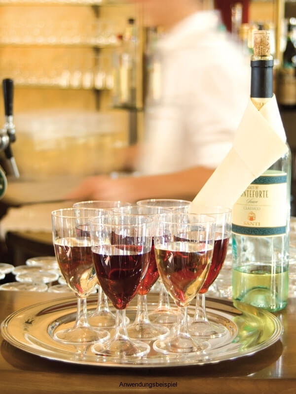 Weinglas, PS, Spritzguss, klar, 125/175ml