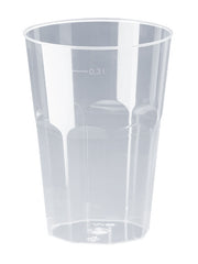 Trinkglas Deco, PS, Spritzguss, klar, 300ml