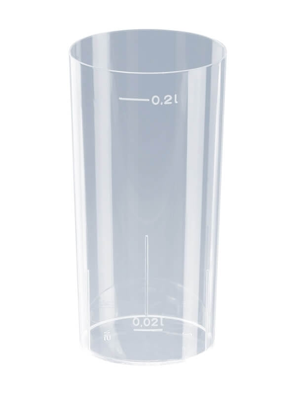 Longdrink-Glas, PS, Spritzguss, klar, 200ml