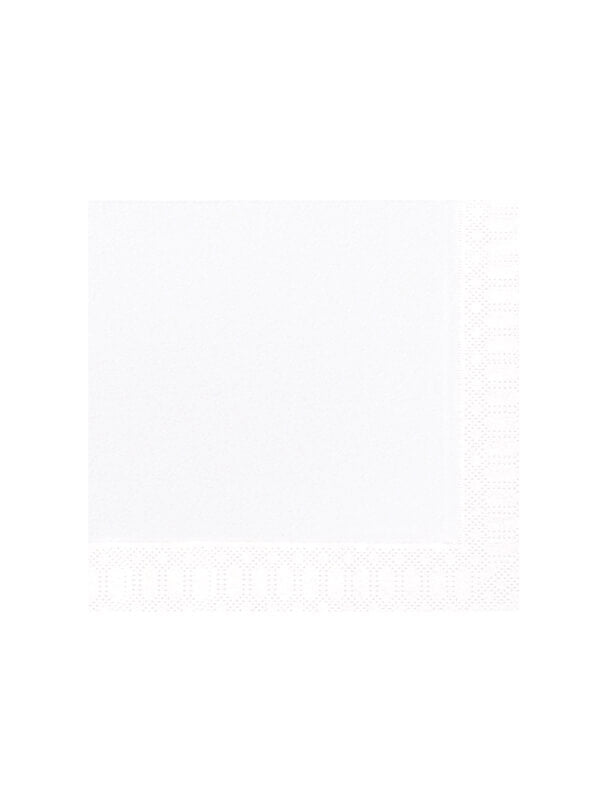 Cocktailservietten, 2-lagig, 24x24, 1/4-Falz, weiß (2.400 Stk.)