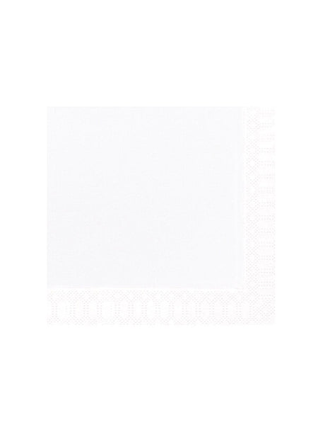Cocktailservietten, 2-lagig, 24x24, 1/4-Falz, weiß (2.400 Stk.)