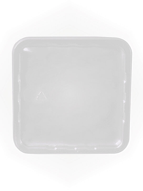 Deckel quadratisch, PET, klar, 115x115mm