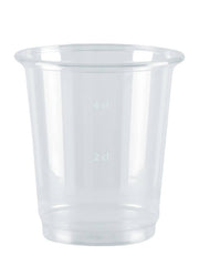 Schnapsglas, PET, klar, 2cl/4cl