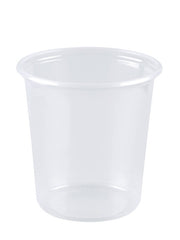 Verpackungsbecher PP, transparent, rund, 500ml