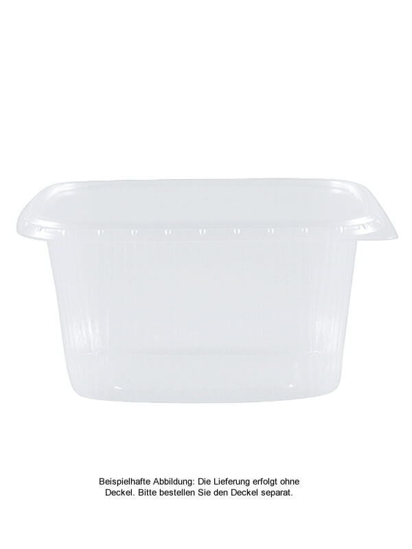 Verpackungsbecher PP, transparent, 108x82mm, 250ml