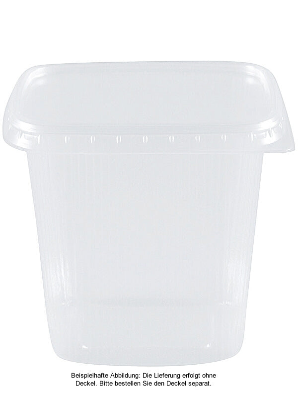 Verpackungsbecher PP, transparent, 108x82mm, 500ml