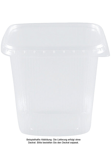 Verpackungsbecher PP, transparent, 108x82mm, 500ml