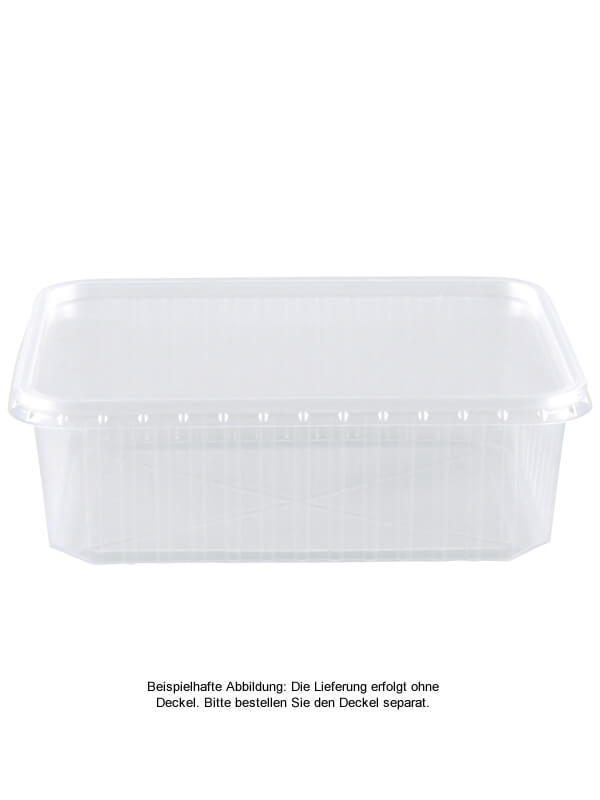 Verpackungsbecher PP, transparent, 180x135mm, 1000ml