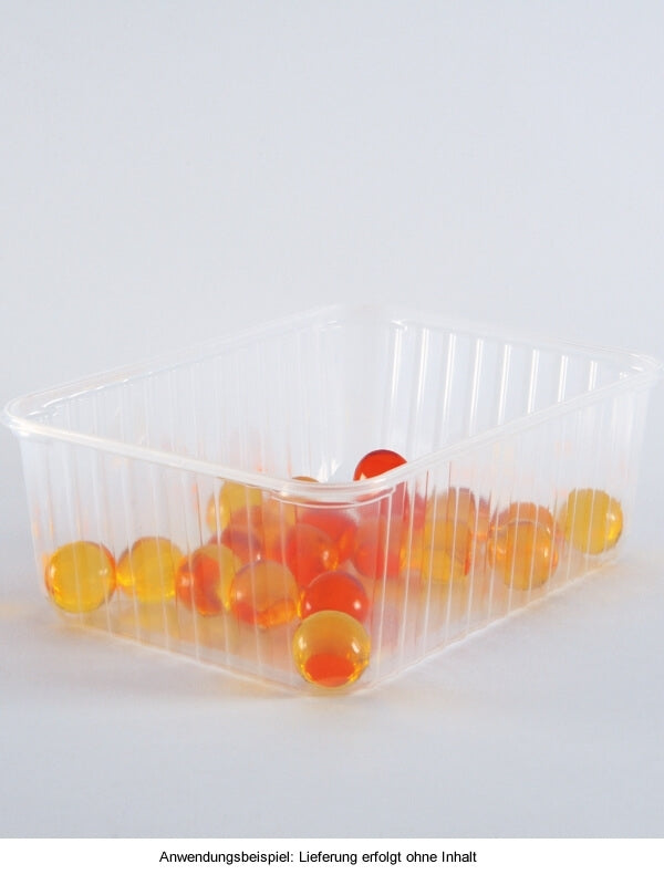 Verpackungsbecher PP, transparent, 180x135mm, 1000ml