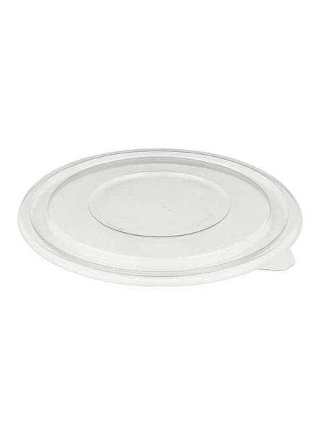 Deckel, RPET, klar, rund, flach, 180mm