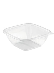 Salatschale, RPET, klar, quadratisch, 1000ml