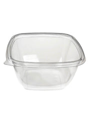 Salatschale, RPET, klar, quadratisch, 500ml