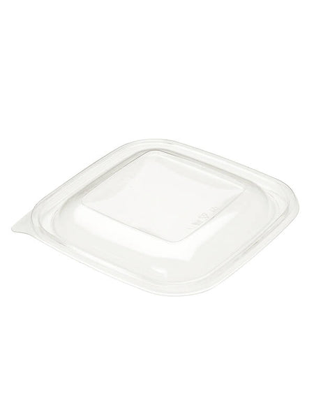 Deckel, RPET, klar, quadratisch, gewölbt, 190x190mm
