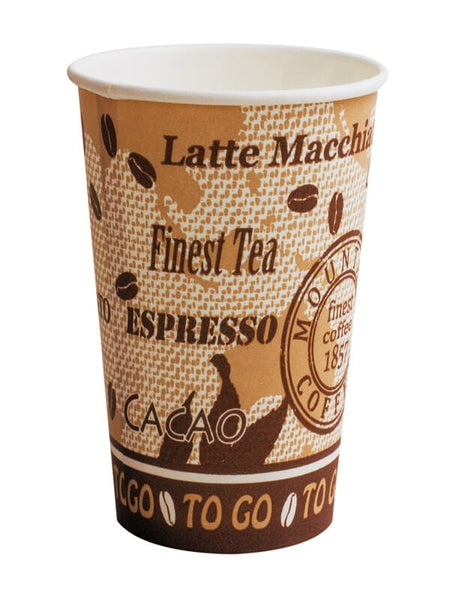 Hartpapierbecher "Coffee to go" für Heißgetränke, 300ml
