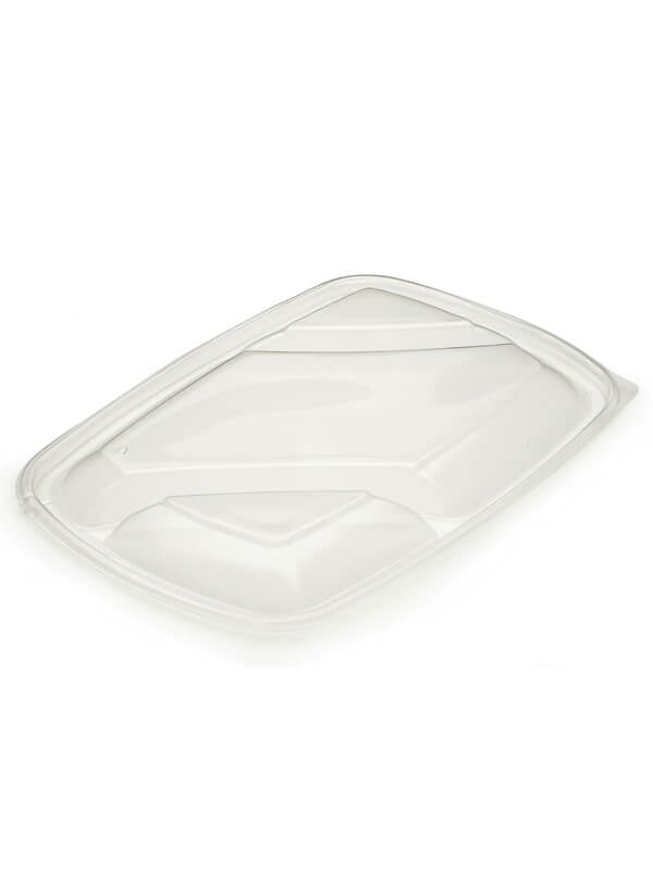 Deckel, PP, klar, dreigeteilt, 280x200mm