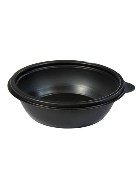 Schale, PP, schwarz, rund, 250 ml