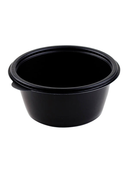 Schale, PP, schwarz, rund, 500ml
