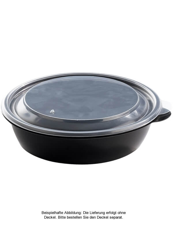Schale, PP, schwarz, rund, 750ml