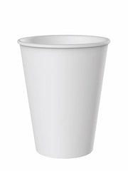 Ausschankbecher aus Hartpapier, weiß, 180ml