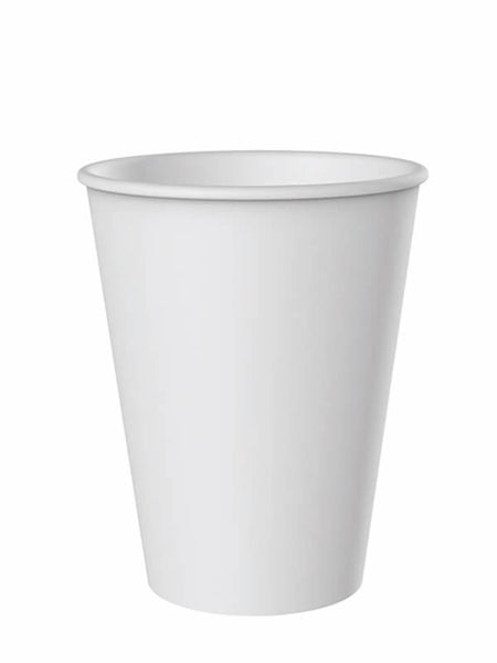 Ausschankbecher aus Hartpapier, weiß, 100ml