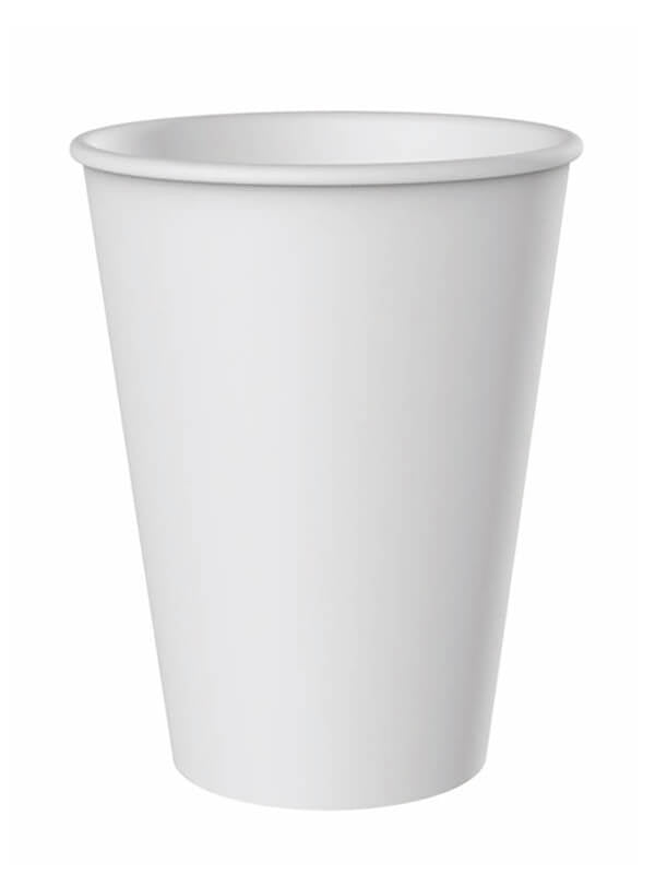 Ausschankbecher aus Hartpapier, weiß, 300ml