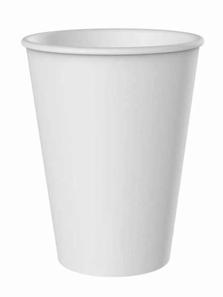 Ausschankbecher aus Hartpapier, weiß, 400ml