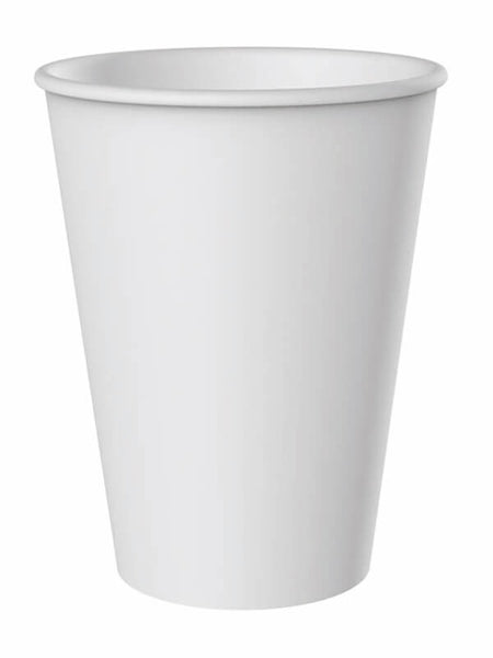 Ausschankbecher aus Hartpapier, weiß, 500ml