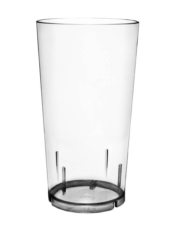 Trinkbecher, Mehrweg, PC, glasklar, 300ml