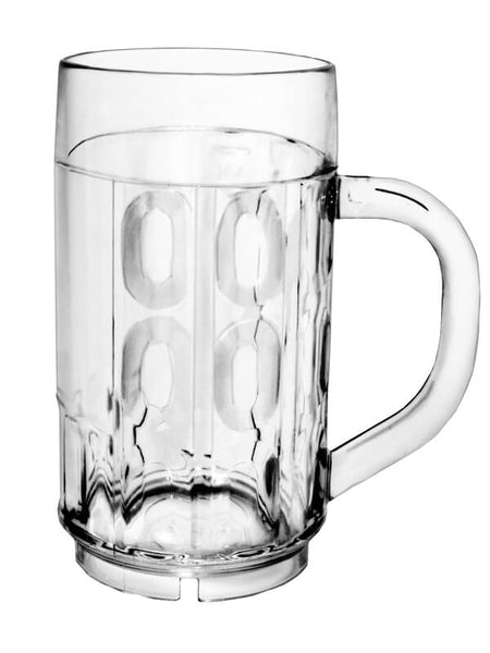 Bierkrug, Mehrweg, PC, glasklar, 300ml
