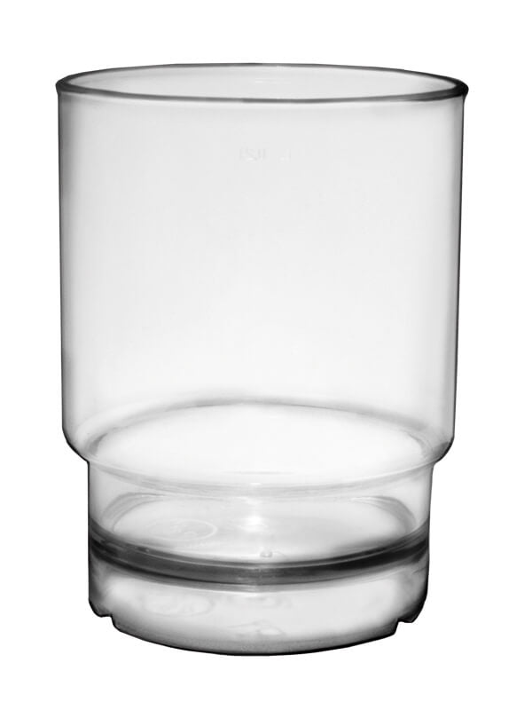 Trinkglas, Mehrweg, PC, glasklar, 200ml