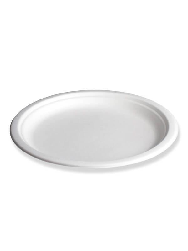 Teller, rund, Bagasse, 23 cm
