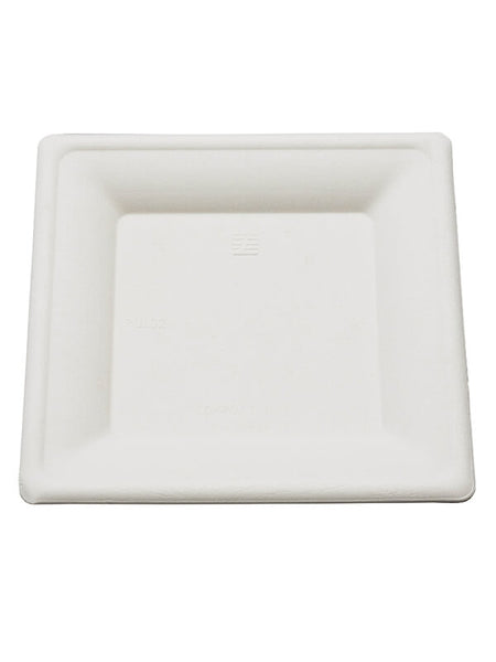 Teller, quadratisch, Bagasse, 200x200mm