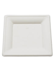 Teller, quadratisch, Bagasse, 200x200mm