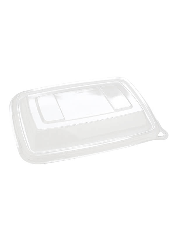 Deckel, RPET, klar, rechteckig, schräg, 170x230mm