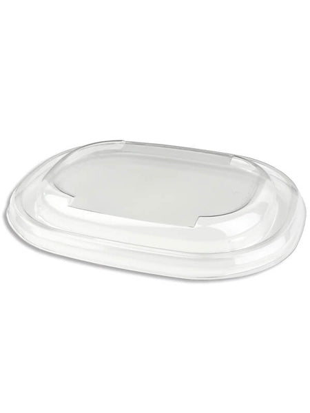 Deckel, RPET, klar, oval, 190x150mm