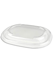 Deckel, RPET, klar, oval, 190x150mm