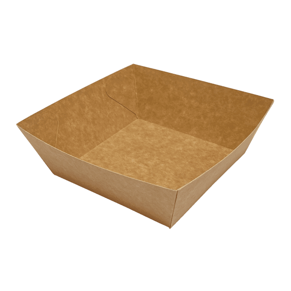 Snack Schale Karton, 600ml, braun