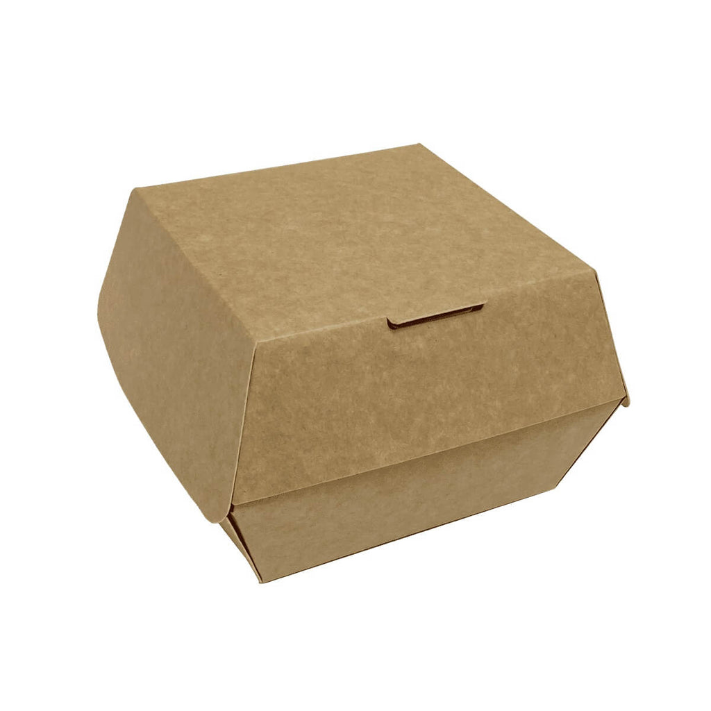 Burger Box, Karton, 105x105x85mm, braun
