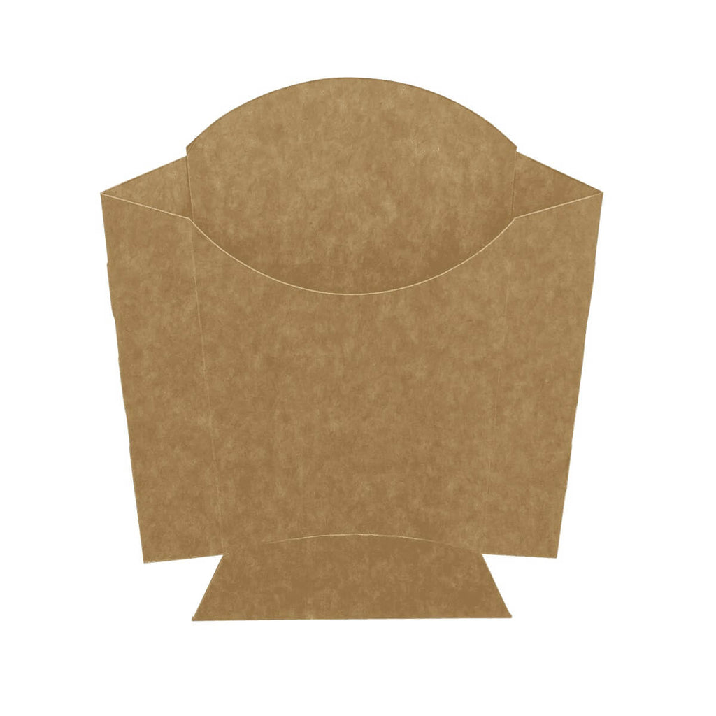 Pommes Tasche Kraftpapier, braun