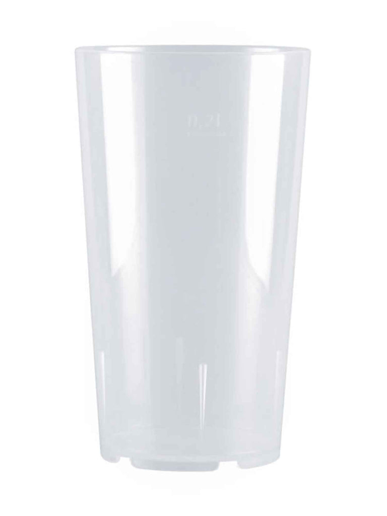 Trinkbecher, Mehrweg, PP, transparent, 200ml, 20St.