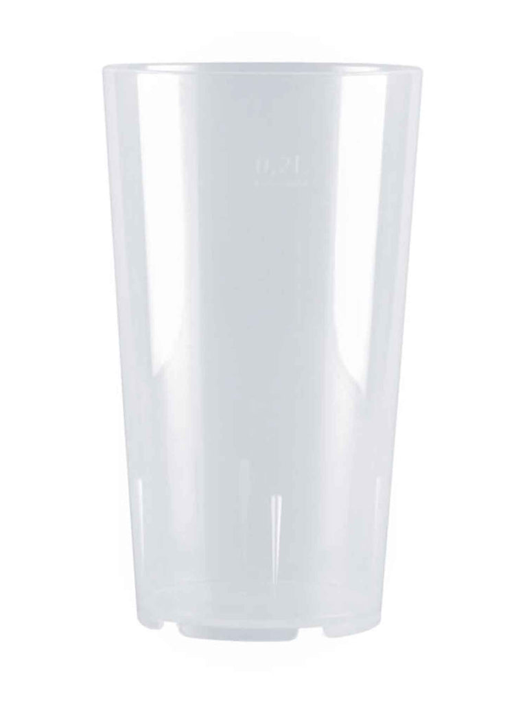 Trinkbecher, Mehrweg, PP, transparent, 250ml