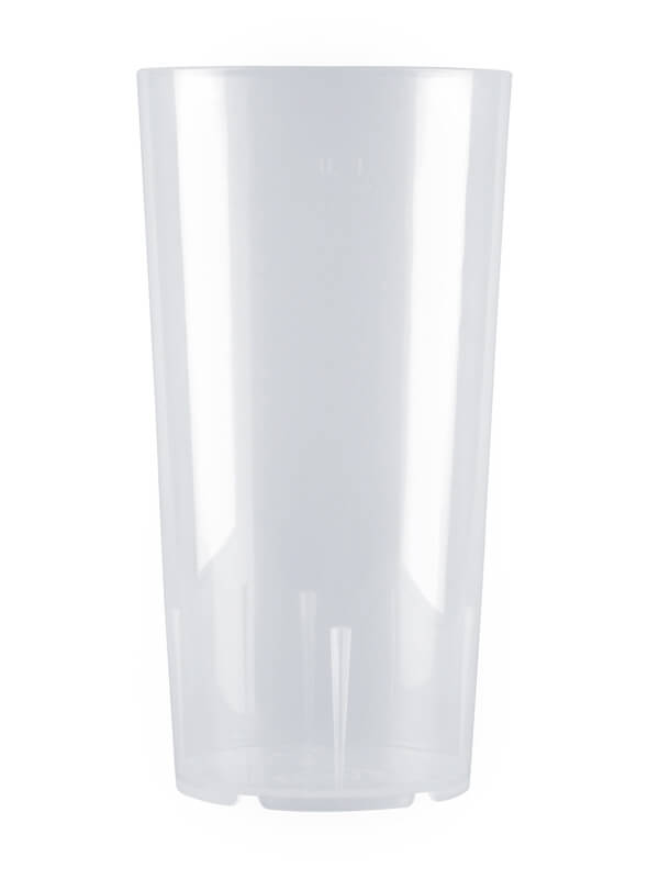 Trinkbecher, Mehrweg, PP, transparent, 400ml, 20St.