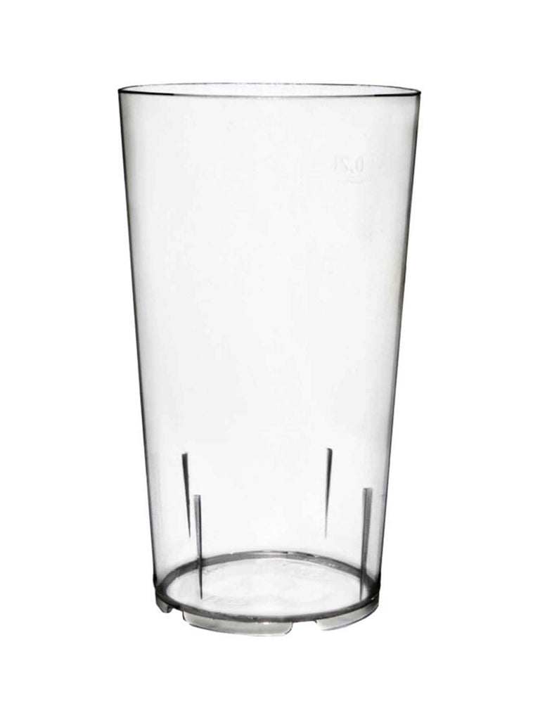 Trinkbecher, Mehrweg, SAN, glasklar, 200ml