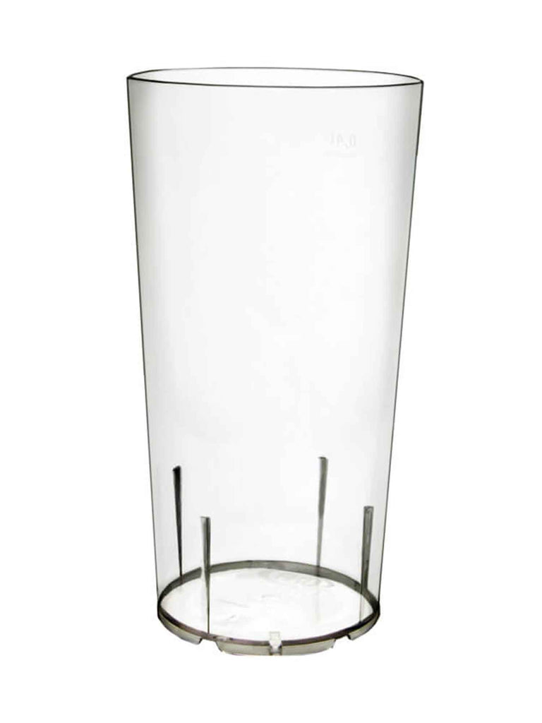 Trinkbecher, Mehrweg, PC, glasklar, 400ml
