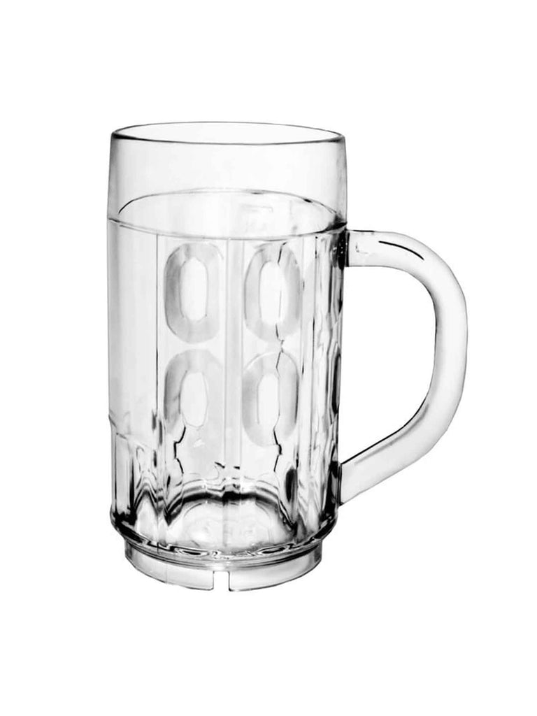 Bierkrug, Mehrweg, SAN, glasklar, 300ml