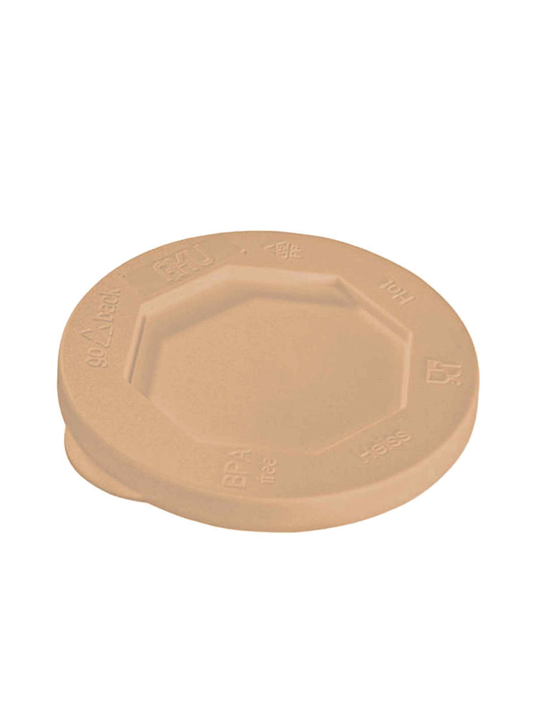 Deckel geschlossen, Mehrweg, PP, cappuccino (64 Stk.)