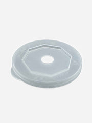 Deckel mit Loch, Mehrweg, PP, transparent (48 Stk.)