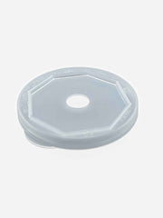 Deckel mit Loch, Mehrweg, PP, transparent  (100 Stk.)